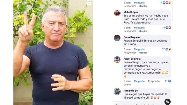 El exgobernador Sergio Urribarri publicó un video en el que convocó a un encuentro en el club San Martín de Concordia el sábado 22 para hablar de política&nbsp;