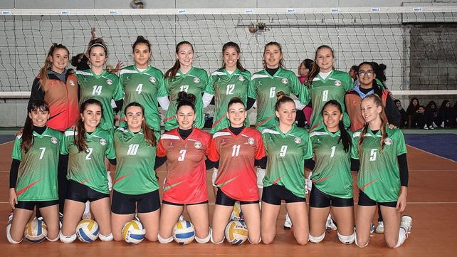 El combinado de Entre Ríos en el certamen de vóleibol.