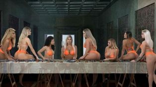 Las candidatas a Miss Bum Bum encienden la polémica al recrear La última cena