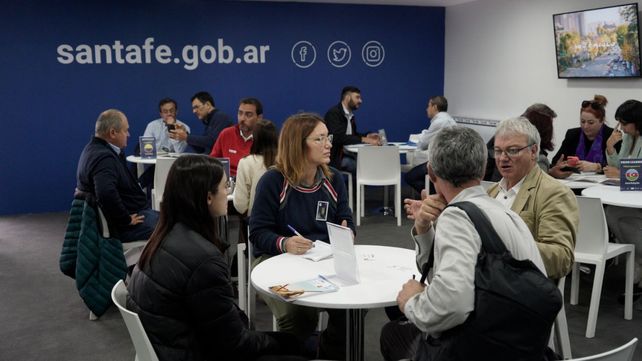 Contactos. Las rondas internacionales fueron organizadas por el Ministerio de Producción de Santa Fe.