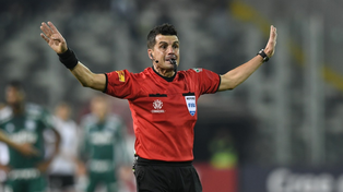 Andrés Cunha, el árbitro del duelo entre Unión y Emelec