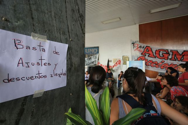 Agmer pedirá explicaciones en el CGE de Paraná. Foto UNO Diego Arias.&nbsp;