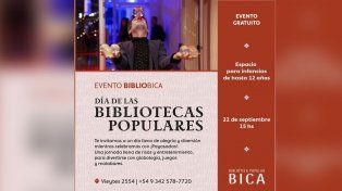 Biblioteca Popular BICA presenta un evento imperdible
