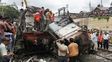 Al menos 60 muertos por un choque de trenes en la India
