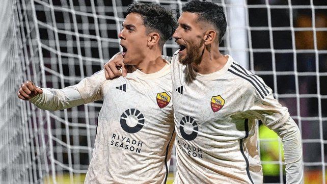 Calcio: Dybala marca en el triunfo de Roma ante Salernitana