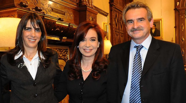 María Eugenia Bielsa y Agustín Rossi