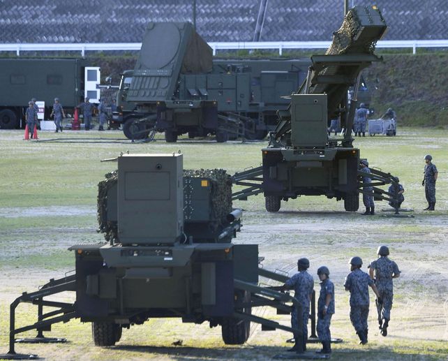 Prevención. Japón estacionó misiles Patriot tras las amenazas de guerra.