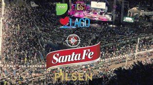 Cerveza Santa Fe Pilsen refrescó la gran Fiesta del Lago en Federación