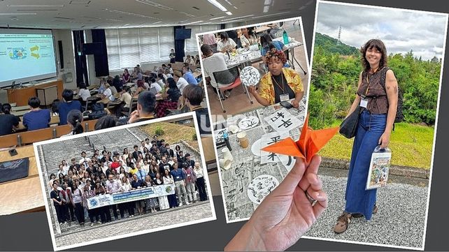 De la UNL a Japón: una estudiante santafesina representó a la Argentina en un seminario por la paz en Hiroshima