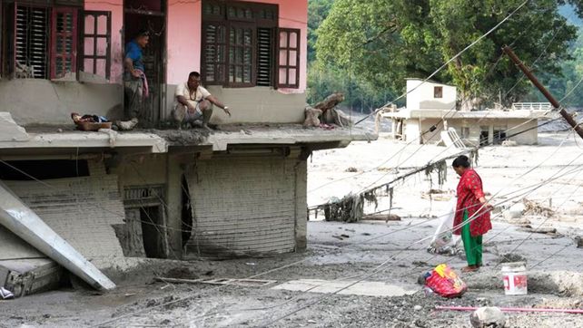 A una semana de las trágicas inundaciones del río Trishuli