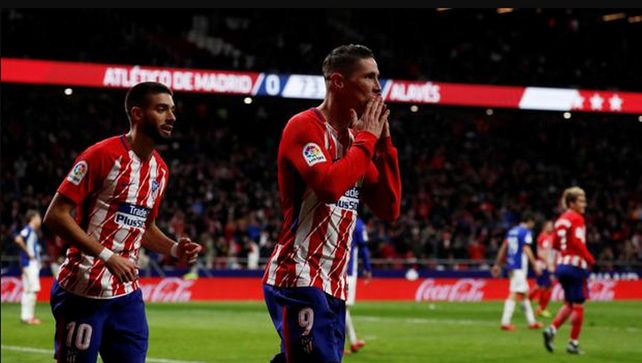 Atlético Madrid quedó a tres puntos del Barcelona