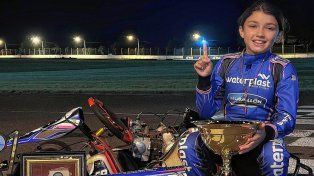 La pequeña volante entrerriana que poco a poco va creciendo dentro del deporte motor.&nbsp;