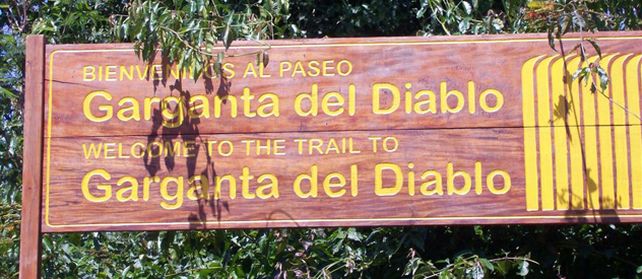 El abuso sexual fue cometido  en el paraje Garganta del Diablo