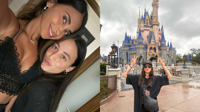 Antonela Roccuzo compartió una foto junto a su prima