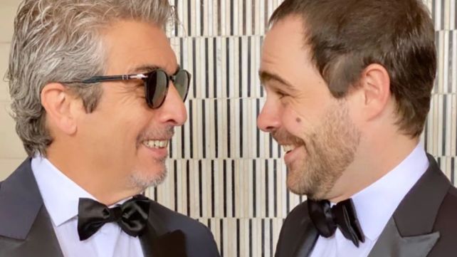 Ricardo Darín y Peter Lanzani compartieron intimidades de la previa en sus redes.&nbsp;