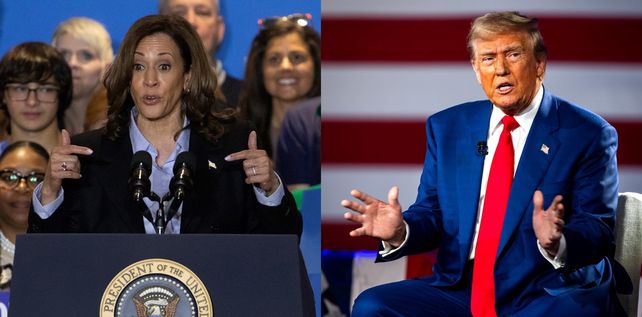 El debate entre Harris y Trump durará una hora y media y tendrá dos pausas comerciales.