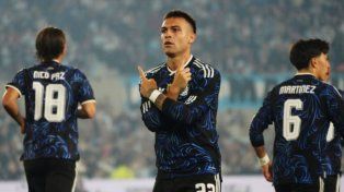 Lautaro Martínez, la figura en el abultado triunfo de la Selección ante Burkina Faso