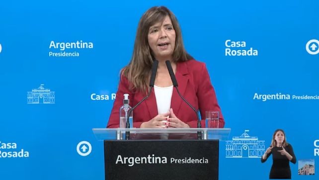 La portavoz de la presidencia