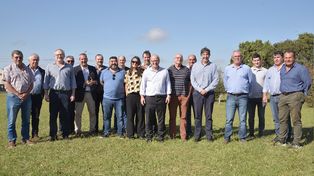 Cooperativas. El secretario de Alimentos, Luis Contigiani, empezó se reunió con cooperativistas.