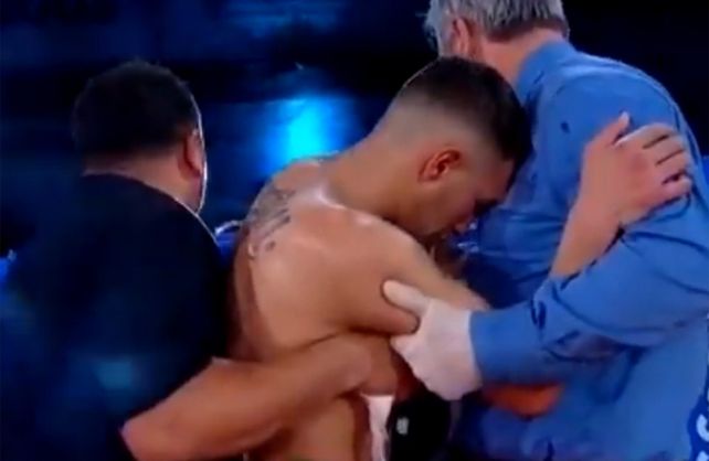 VIDEO: El santafesino Hugo Santillán se desplomó tras un combate