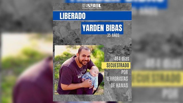 Hamás liberó a tres rehenes este sábado