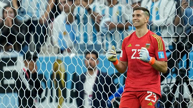 Dibu Martínez fue una de las figuras de la selección en el Mundial Qatar 2022.