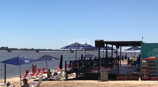 Así lucen las playas y solarium de Santa Fe en el inicio de temporada