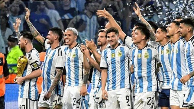 Así festejó la Selección Argentina en Santiago del Estero