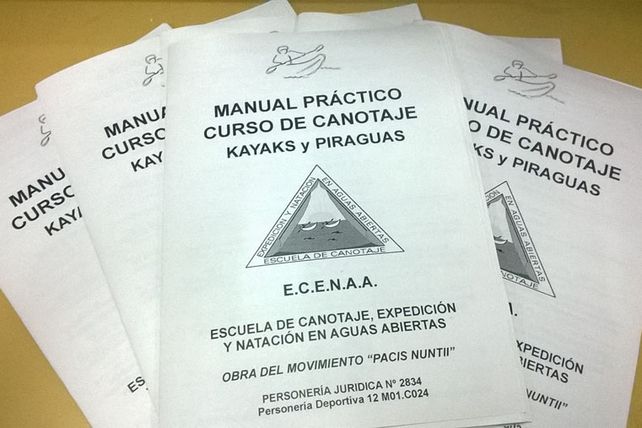 Una guía para todos. La entidad de canotaje deja bien en claro en su enseñanza la importancia de la seguridad sobre el río.