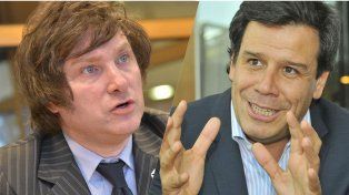Javier Milei y Facundo Manes, dos outsiders que zafan por ahora del bochazo general contra la clase política.&nbsp;