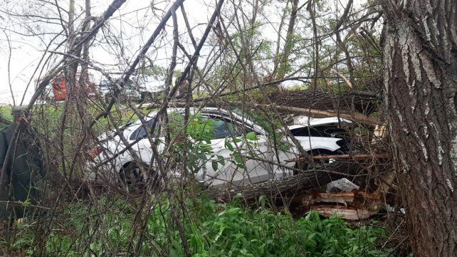 El despiste ocurrió en el kilómetro 158 de la autovía N°12. El conductor
