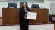 Silvina Rosa Drago, recibió la distinción de santafesina destacada por el Concejo de Santa Fe
