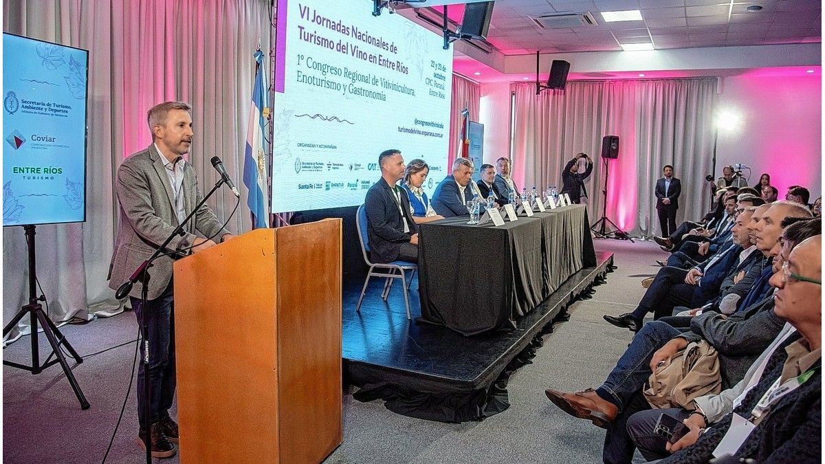 Frigerio destacó el potencial vitivinícola de Entre Ríos y apostó al crecimiento del enoturismo