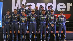 Aquí están, estos son. El equipo Rus Med Team en pleno, listo para iniciar la temporada del Turismo Carretera y sus categorías menores en Viedma.