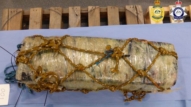 La droga secuestrada por Australian Federal Police (AFP) de Australia.