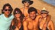 de vacaciones, pampita y pico monaco enviaron un mensaje a quienes tiran mala onda