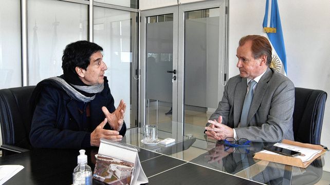 Bordet recibió a Carlos Melconian: Coincidimos en los desafíos