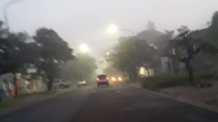 Neblina a primera hora de este martes