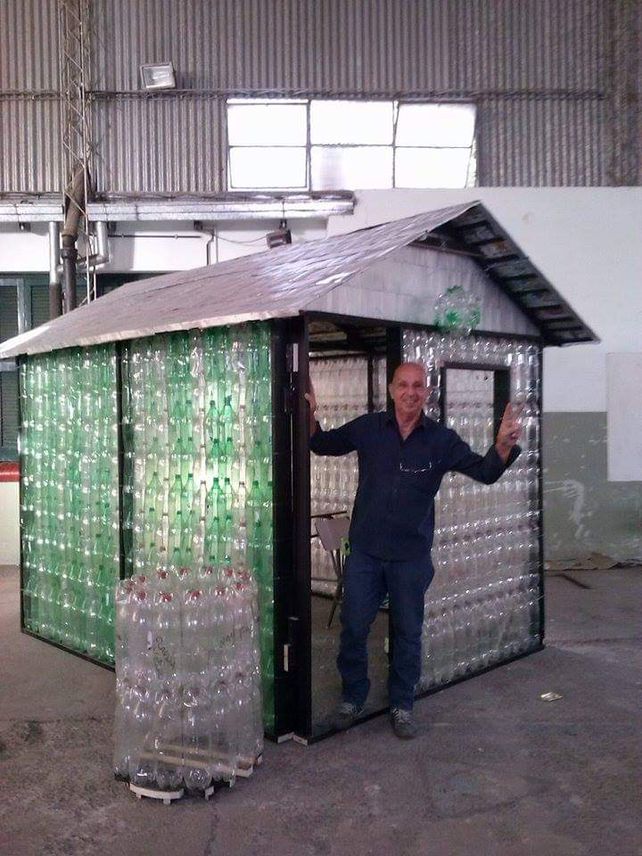 Un prototipo de la construcción que propone Santa Cruz.