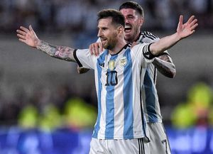 Messi puso el broche de oro: golazo, su gol 800 y festejo completo de Argentina