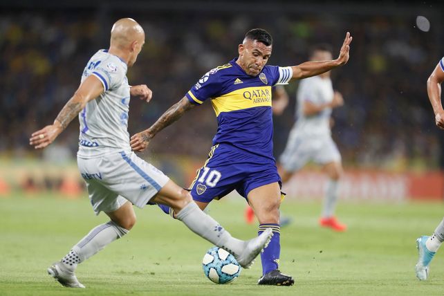 Tevez fue otra vez uno de los mejores jugadores del Xeneize.