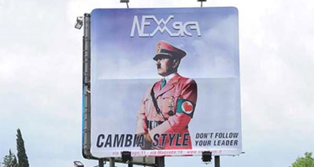 Polémica en Italia por publicidad de ropa con la imagen de Hitler