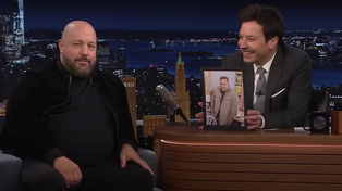 Kevin James visitó a Jimmy Fallon