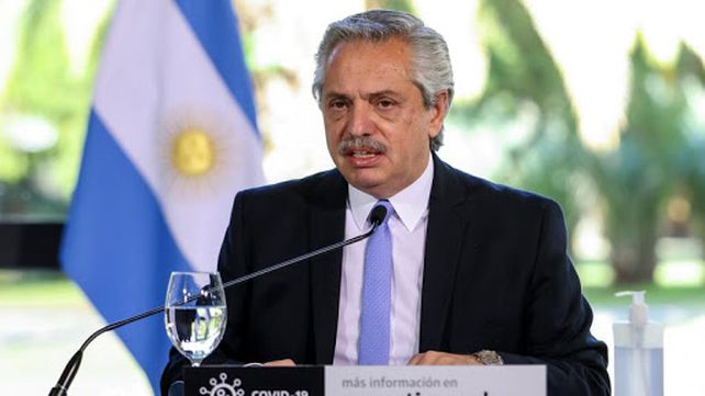 QUINTA DE OLIVOS. El presidente en una de las conferencias anteriores.