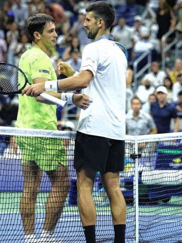 Mariano Navone dio el golpe y eliminó a Djokovic en primer ronda del US Open