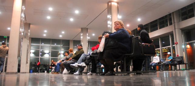 La sala de espera en la guardia del Heca. El hospital es uno de los de alta complejidad en Rosario.