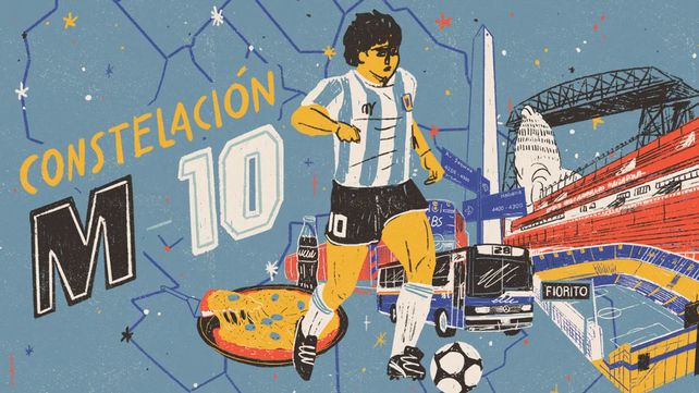 Constelación M-10 consiste en cuatro capítulos de audio sobre la vida de Maradona.