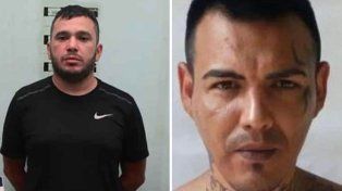 Esteban Alvarado (izquierda) y el Morocho Mansilla (derecha), capos narcos santafesinos detenidos en Ezeiza.&nbsp;