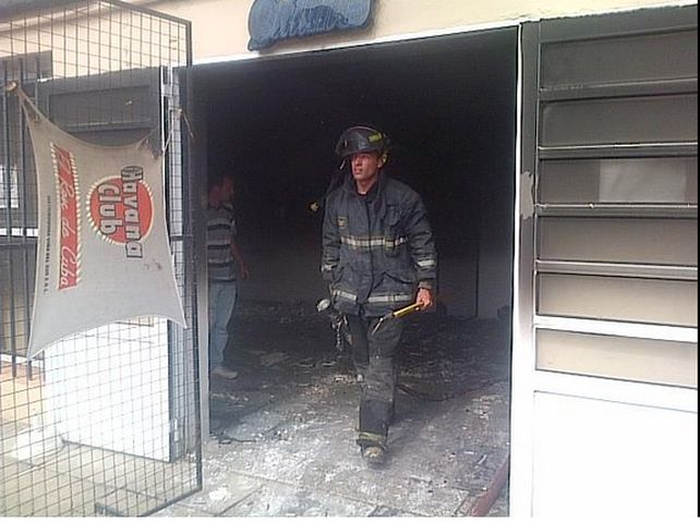 Se produjo un incendio en el comedor del Centro Castellanos