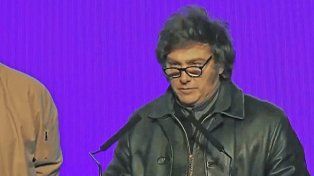 Javier Milei reconoció la derrota en el búnker de La Libertad Avanza.
